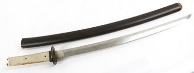 Lot 148 - A Japanese Shinto Wakizashi, the 48cm blade...