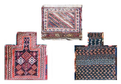 Lot 345 - ~ Bakhtiari Flat Woven Salt Bag West Iran,...