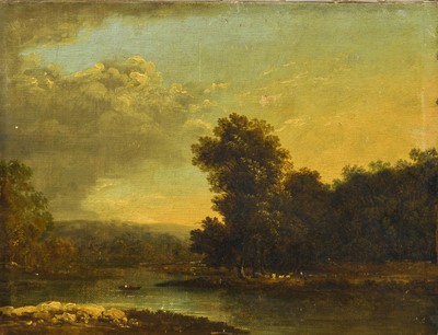 Lot 552 - Circle of Richard Wilson RA (1714-1782) A...