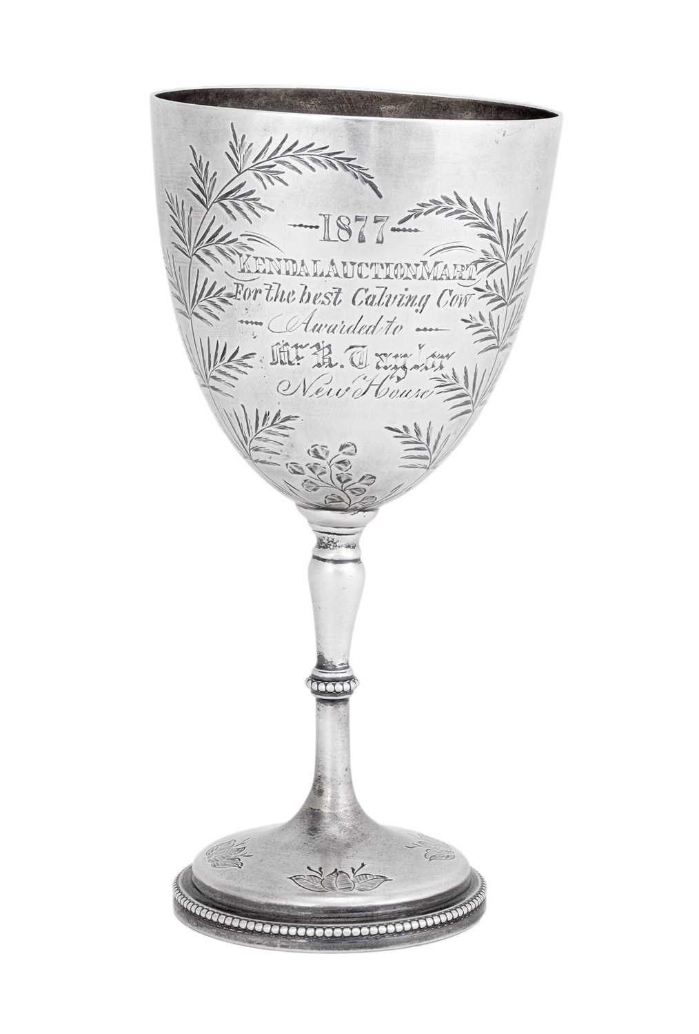 Lot 2211 - A Victorian Silver Goblet