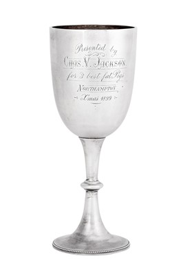 Lot 2214 - A Victorian Silver Goblet