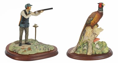 Lot 2155 - Border Fine Arts 'Pull' (Clay Pigeon Shooter),...