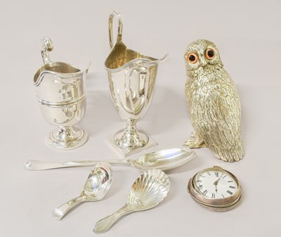 Lot 125 - A Collection of Assorted Silver, comprising...