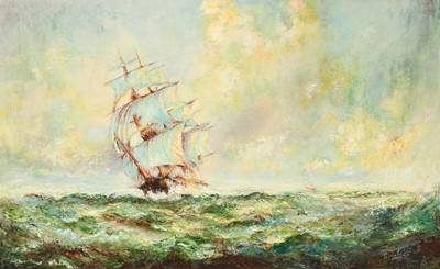 Lot 1094 - Geoffrey Woolsey Birks (1929-1993) Tall masted...