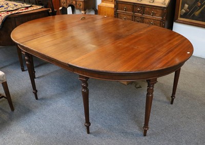 Lot 1316 - A 19th Century Mahogany D-end Dining Table,...