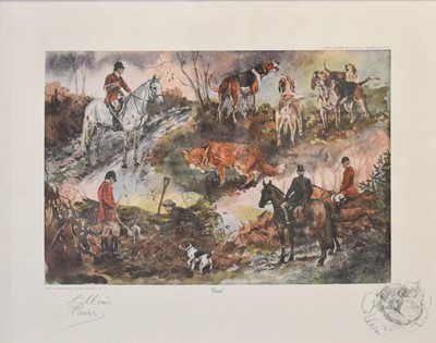 Lot 1096 - A group of hunting prints, to include works...