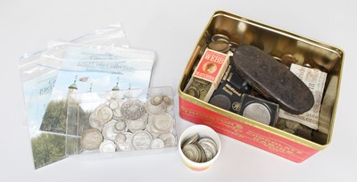 Lot 318 - Mixed Silver Coinage, predominantly pre-1947...