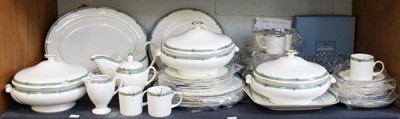 Lot 100 - A Wedgwood 'Jade' Pattern Dinner Service, to...