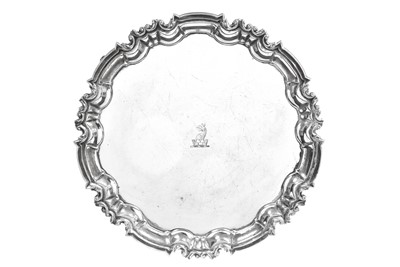 Lot 2338 - An Edward VII Silver Salver