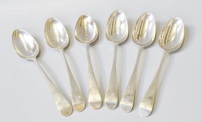 Lot 155 - A Set of Six George III Silver Table-Spoons,...
