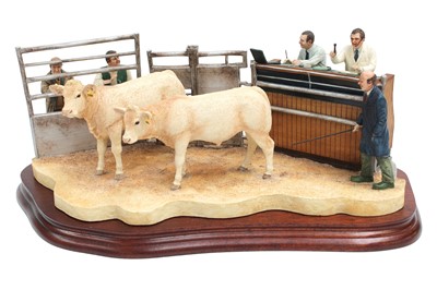 Lot 2148 - Border Fine Arts 'Under the Hammer Charolais...