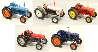 Lot 4512 - Universal Hobbies A Collection Of Five Tractors 1:16 Scale