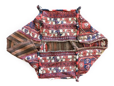 Lot 339 - ~ Kurdish Soumakh Cradle Bag, early 20th...