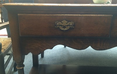 Lot 1348 - A Titchmarsh & Goodwin Oak 6' Dresser Base,...