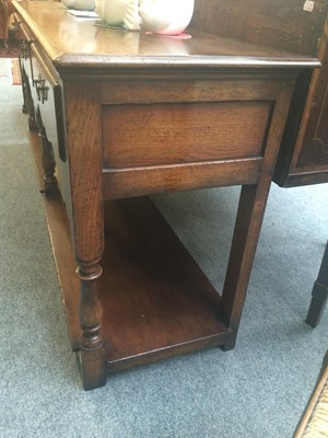 Lot 1348 - A Titchmarsh & Goodwin Oak 6' Dresser Base,...