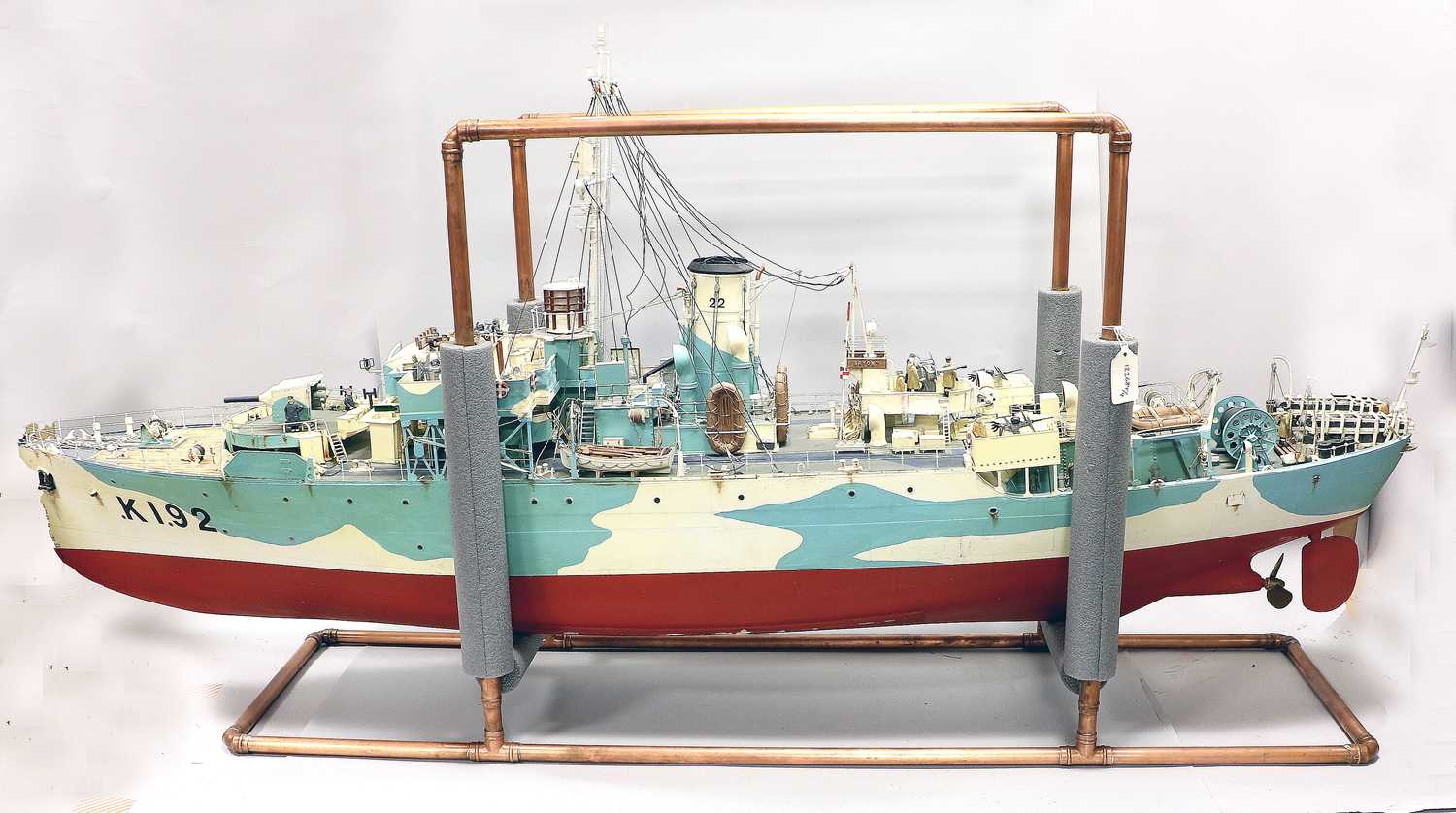 Lot 3197 - Constructed Kit HMS Bryony 1:48 Scale