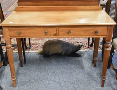 Lot 1300 - A 19th Century Walnut Side Table, fitted with...