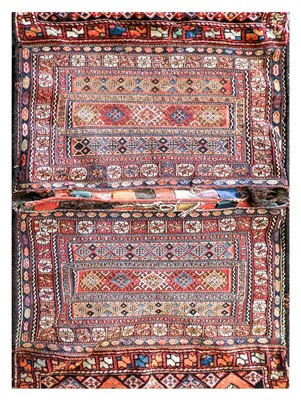 Lot 347 - ~ Unusually Large Kurdish Soumakh and Piled...