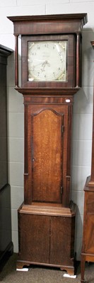 Lot 1382 - An Oak and Mahogany Thirty Hour Longcase Clock,...