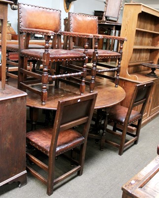 Lot 1392 - A Oak Gate Leg Dining Table, in 18th century...