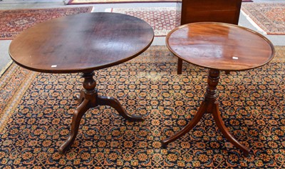 Lot 1265 - A 19th Century Mahogany Dish Top Tripod Table,...