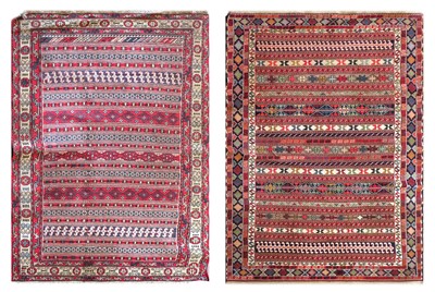 Lot 349 - ~ Iranian Soumakh, modern The field of narrow...