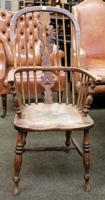 Lot 1427 - A 19th century Ash and Elm Windsor Chair