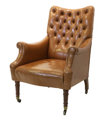 Lot 1189 - A George IV Library Armchair, 2nd quarter 19th...