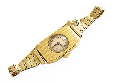 Lot 435 - A Lady's 18 Carat Gold Wristwatch, case back...