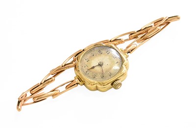 Lot 434 - A Lady's 18 Carat Gold Wristwatch, signed...