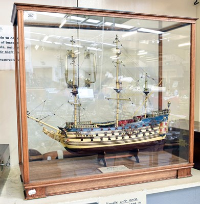 Lot 287 - A Cased Galleon named ''Wasa'', Scratch Built,...