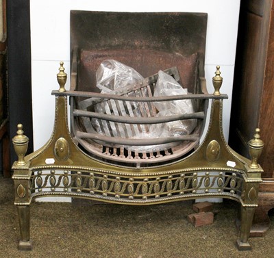 Lot 1485 - A George III Brass Mounted Serpentine Fire...