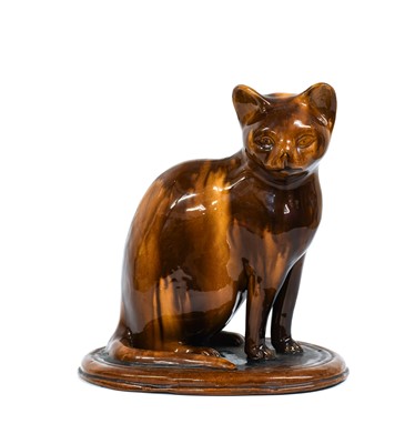 Lot 99 - A Canney Hill Pottery Model of a Seated Cat,...