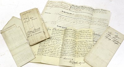 Lot 267 - Manuscript Indentures A group of approximately...