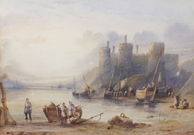 Lot 1141 - Sidney Paget (1861-1908) "Conway Castle"...