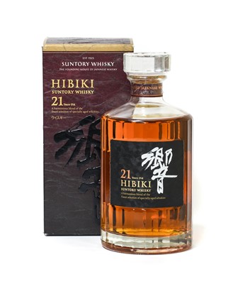 Lot 3185 - Hibiki 21 Year Old Suntory Whisky, a Japanese...