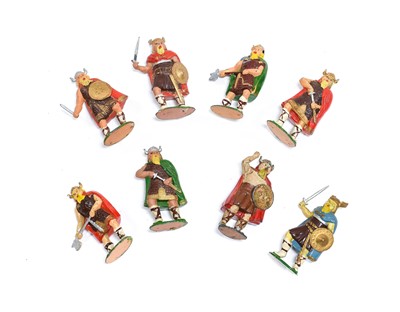 Lot 4478 - H R Products (Reynolds) Eight Viking Figures