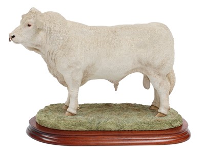 Lot 2117 - Border Fine Arts 'Charolais Bull' (Style Two),...