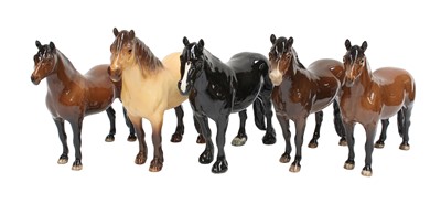 Lot 2178 - Beswick Mountain and Moorland Ponies...