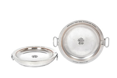 Lot 36 - A Pair of Victorian Silver Plate Dish Warmers,...