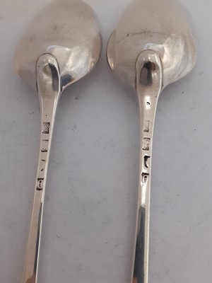 Lot 2234 - A Pair of George III Silver Basting-Spoons