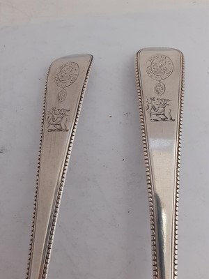 Lot 2234 - A Pair of George III Silver Basting-Spoons