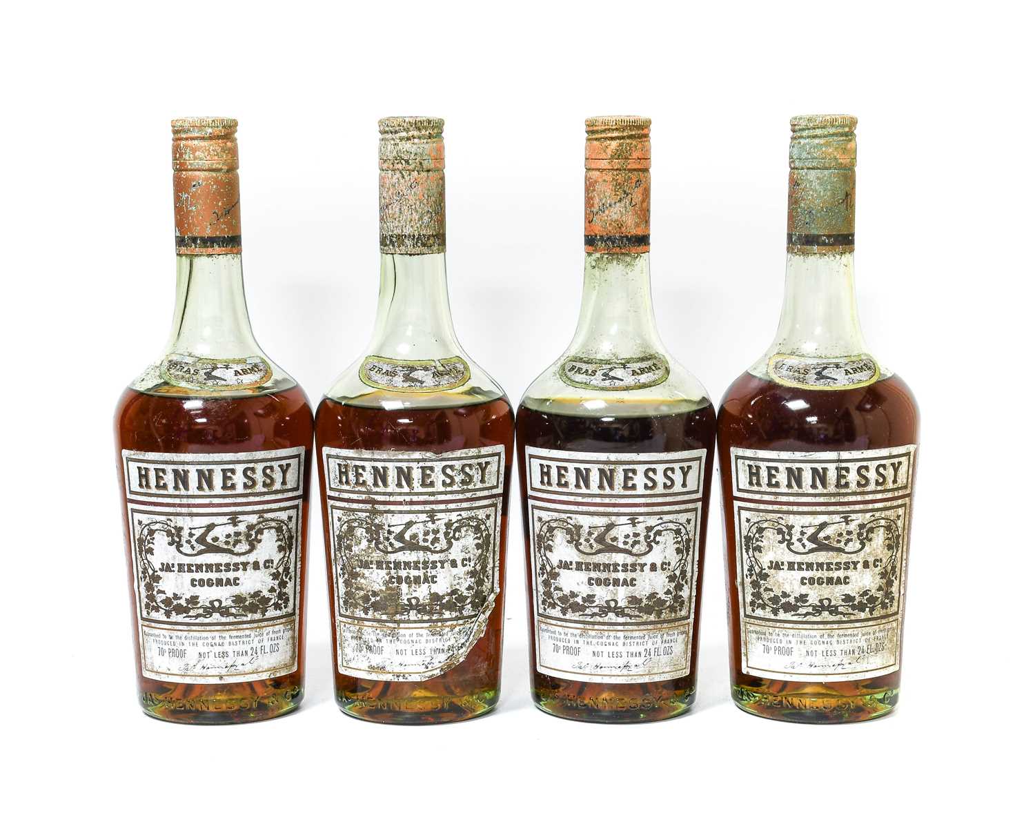 Lot 85 - Hennessy Cognac, 1970s bottling (four bottles)
