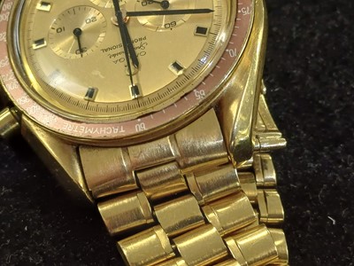 Lot 2228 - Omega: A Fine and Rare 18 Carat Gold Limited...