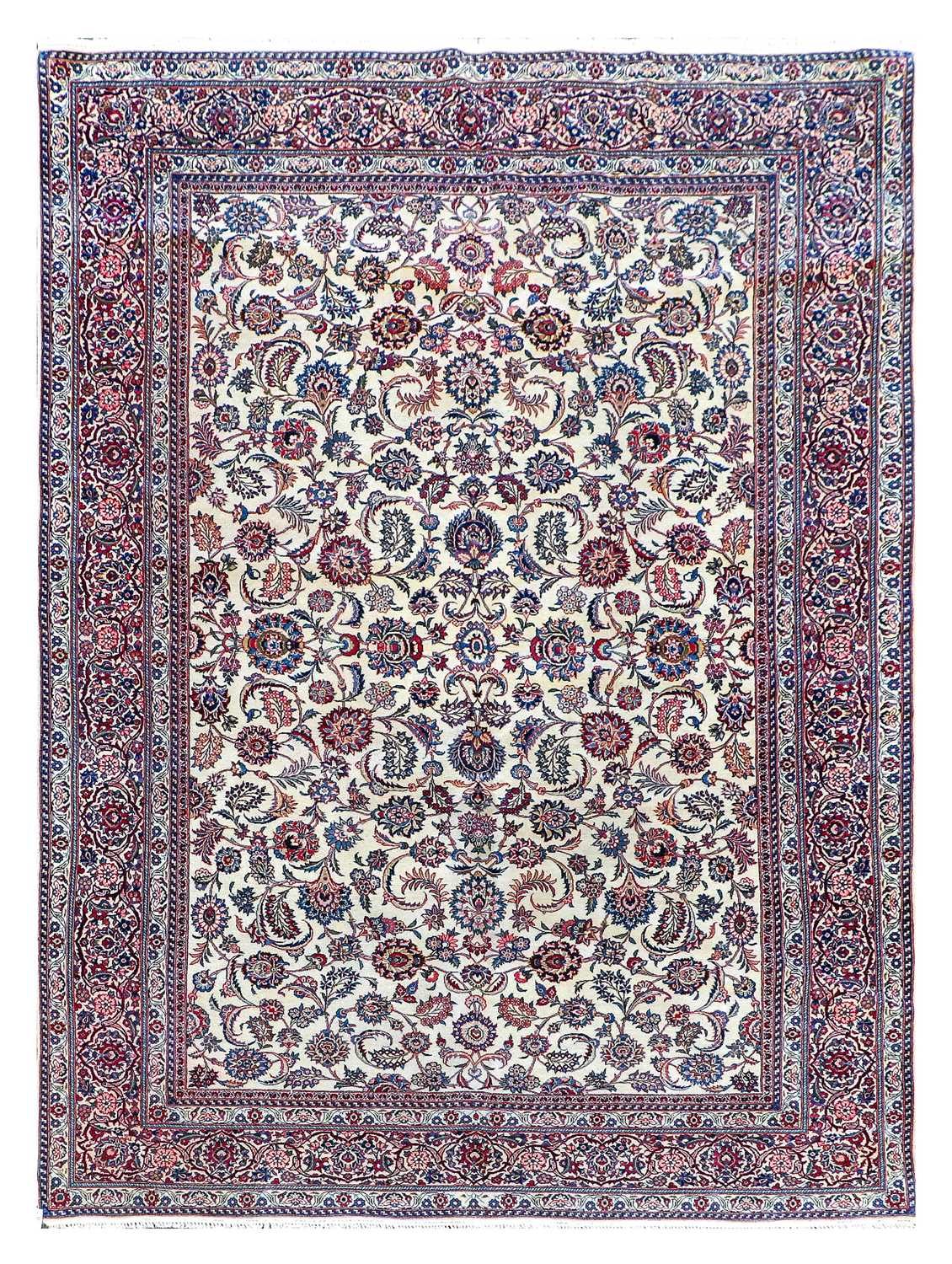Lot 162 - Kashan Carpet Central Iran, circa 1940 The...