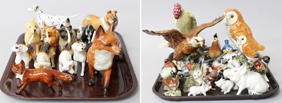 Lot 212 - Beswick Bird and Dog Models, including 'Bald...