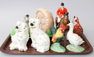 Lot 210 - Beswick Farm Animals, including a boar, donkey...