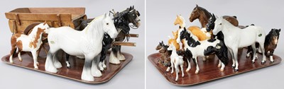 Lot 219 - Beswick Horses, including 'Pinto Pony',...