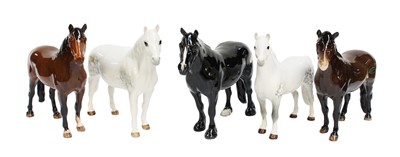 Lot 2179 - Beswick Mountain and Moorland Ponies Including:...