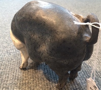 Lot 222 - Christine Cummings: A Raku Pottery Sow,...